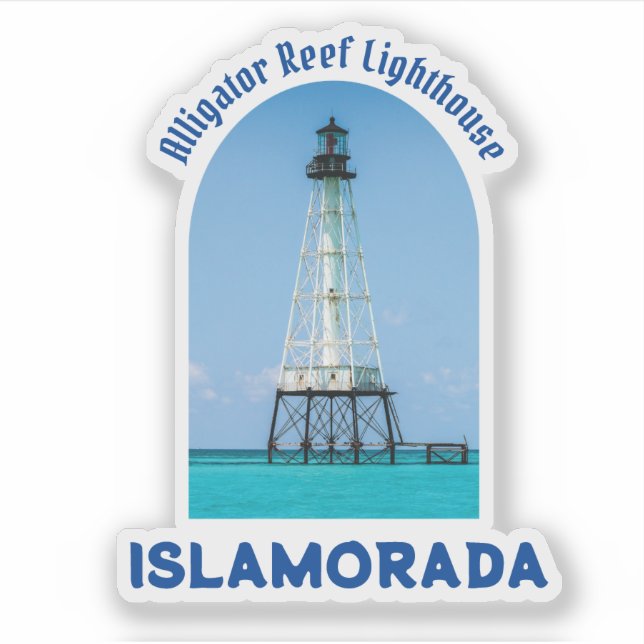 Adesivo Farol de Islamorada Florida (Frente)