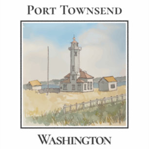 Adesivo Farol de Port Wilson, Port Townsend Washington
