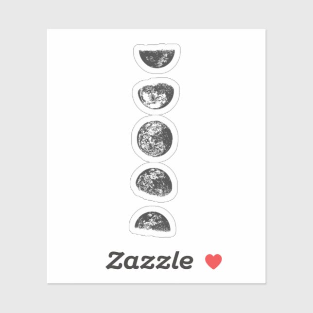 Adesivo Fases da Lua (Folha)