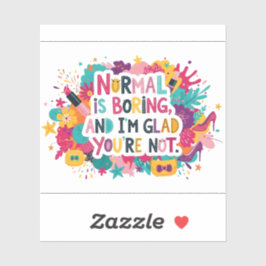 Adesivo Fashion Glamour Makeup Statement Quote Design