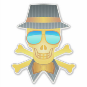 Adesivo Fashion Skull