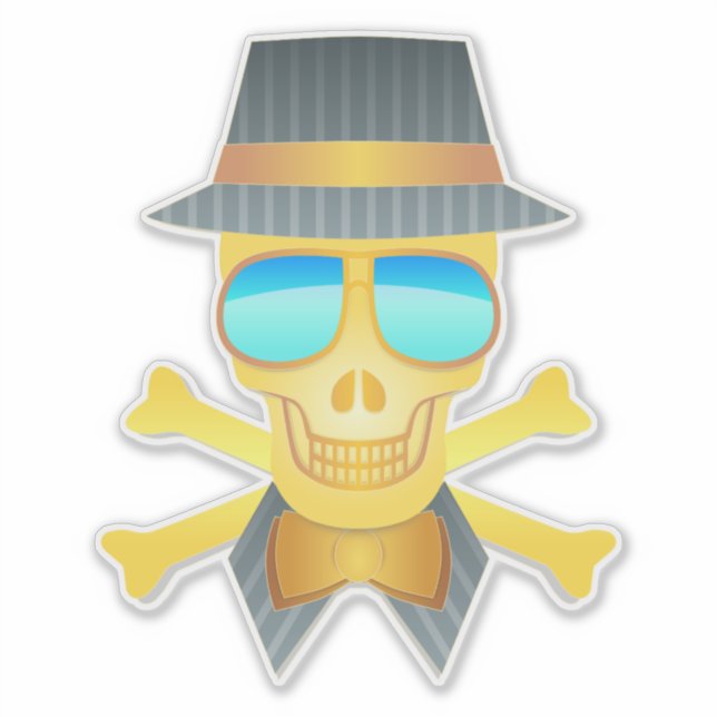 Adesivo Fashion Skull (Frente)