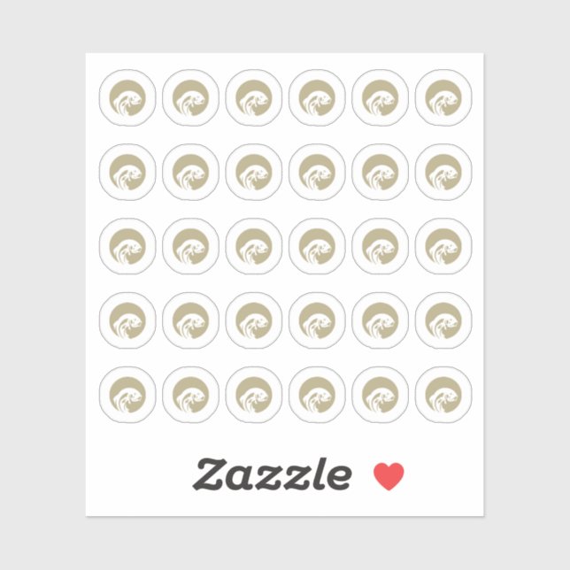 Adesivo Faux Gold Fish Wedding Place Cards Meal Choice (Folha)