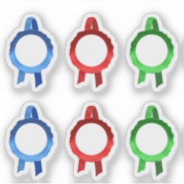 Adesivo Faux Prêmio/selos de certificado (BRG Hollow)