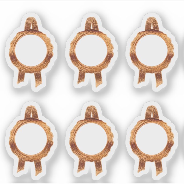 Adesivo Faux Prêmio/selos de certificado (BronzeHollow) (Frente)