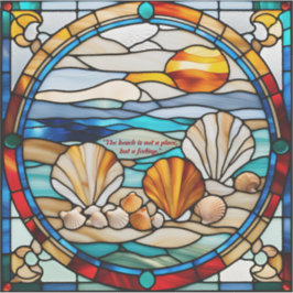 Adesivo Faux StainGlass Seashore