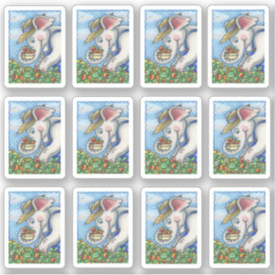 ADESIVO FAZENDA ELEFANTE ESCOLHENDO MALAS EM BIB