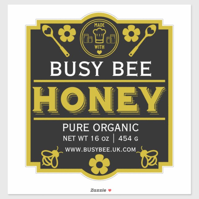 Adesivo Fazendeiros vendem Honey Jar (Folha)