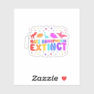 Adesivo Fazer com que a homofobia elimine a igualdade LGBT