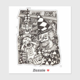 Adesivo Fazer do Homem, por Brian Benson, Vinyl Sticker