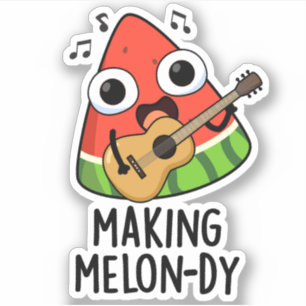Adesivo Fazer Melon-dy Funny Melon Pun