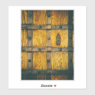 Adesivo Fechamento do portão do castelo medieval.