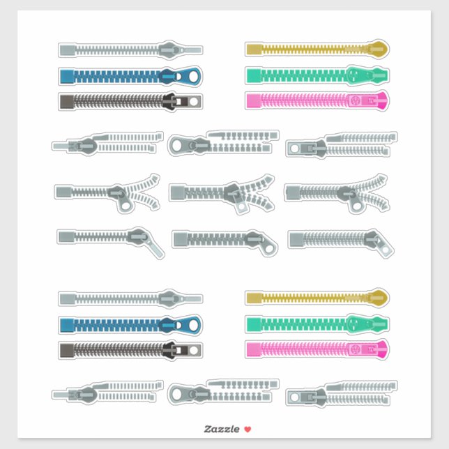Adesivo Fechos divertidos e caprichosos  (Folha)