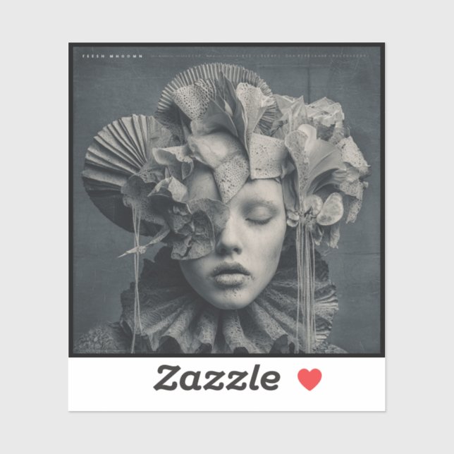 Adesivo Feesh Mhoon — Gothic Fine Art  (Folha)