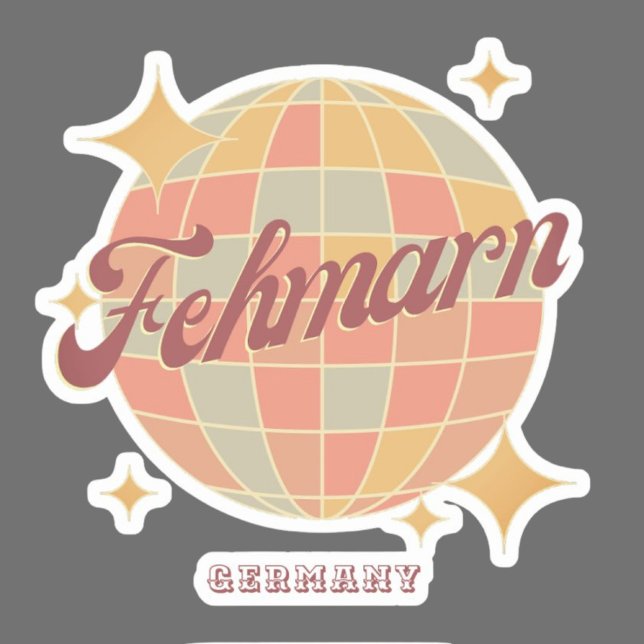 Adesivo Fehmarn deutsche Ostseeinsel retro (Criador carregado)
