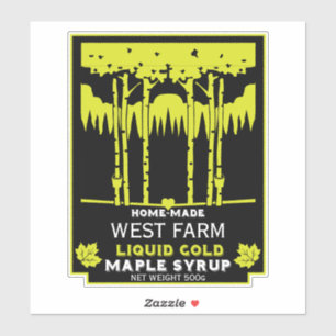 Adesivo Feira de Produtores de Xarope de Bordo