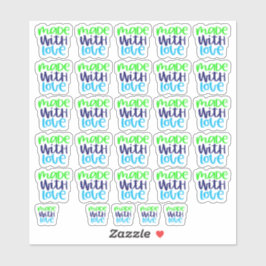 Adesivo Feita com amor - vinil Sticker