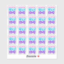 Feitas A Mão Com Amor - vinil Sticker