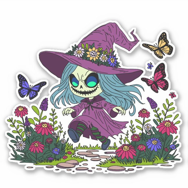 Adesivo Feiticeira Primavera (Frente)