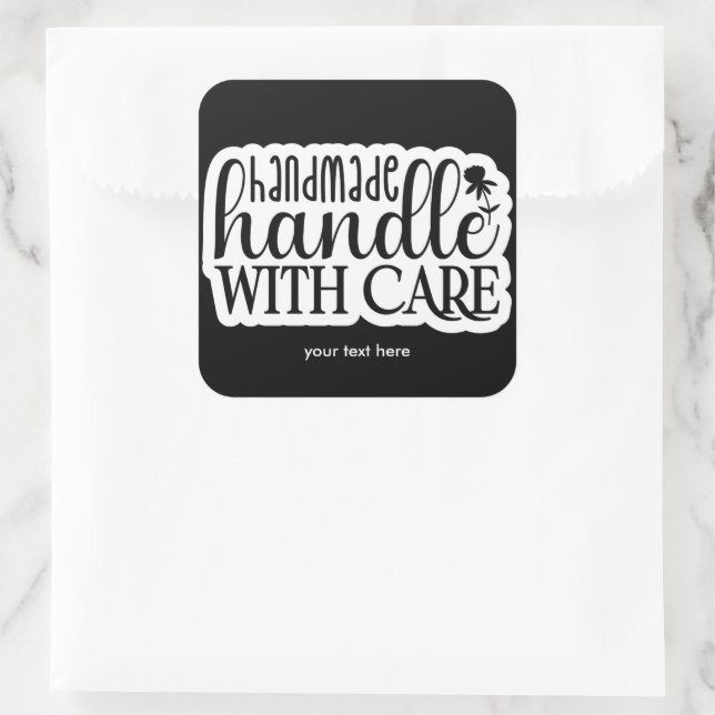 Adesivo feito à mão (Bolsa)