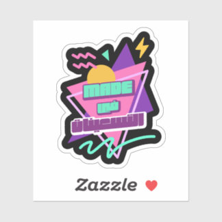 Adesivo Feito na década de 90 em Retro Árabe