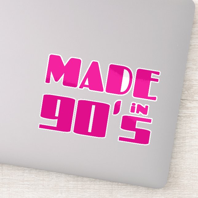 Adesivo Feito nos anos 90 (Detalhe)