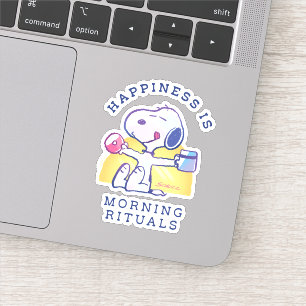 Adesivo Felicidade é Rituais da Manhã