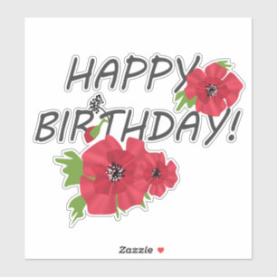 Adesivo Feliz aniversario!