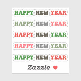 Adesivo feliz ano novo