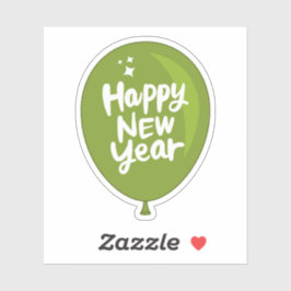 Adesivo feliz ano novo