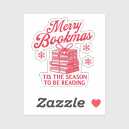 Adesivo Feliz Bookmas, é a época de ler