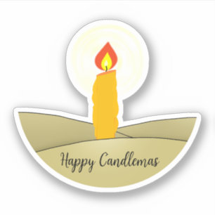 Adesivo Feliz Candlemas