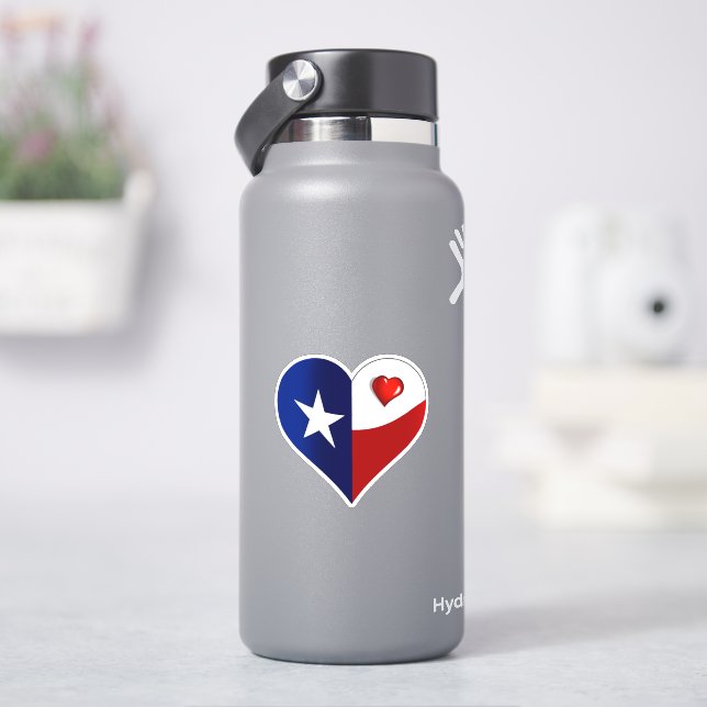 Adesivo Feliz Dia da Independência do Texas (HidroFlask)