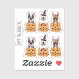 Adesivo Feliz Dia das Bruxas Francesas