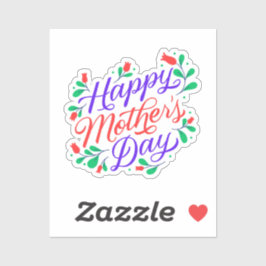 Adesivo Feliz dia das mães