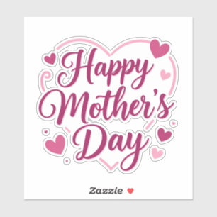 Adesivo Feliz Dia das Mães
