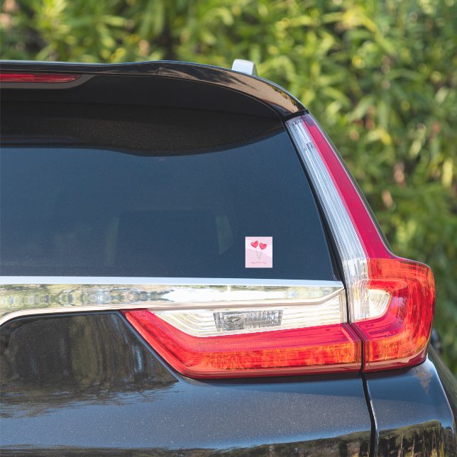 Adesivo Feliz dia de os namorados Doce doce doce doce doce (Lado do carro)