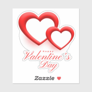 Adesivo Feliz Dia dos Namorados Coração Amor Design-23540