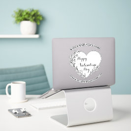 Adesivo Feliz Dia dos Namorados Nome do Negócio Site