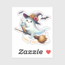 Adesivo Feliz Halloween Assustador