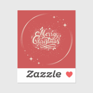 Adesivo Feliz Natal das Estrelas