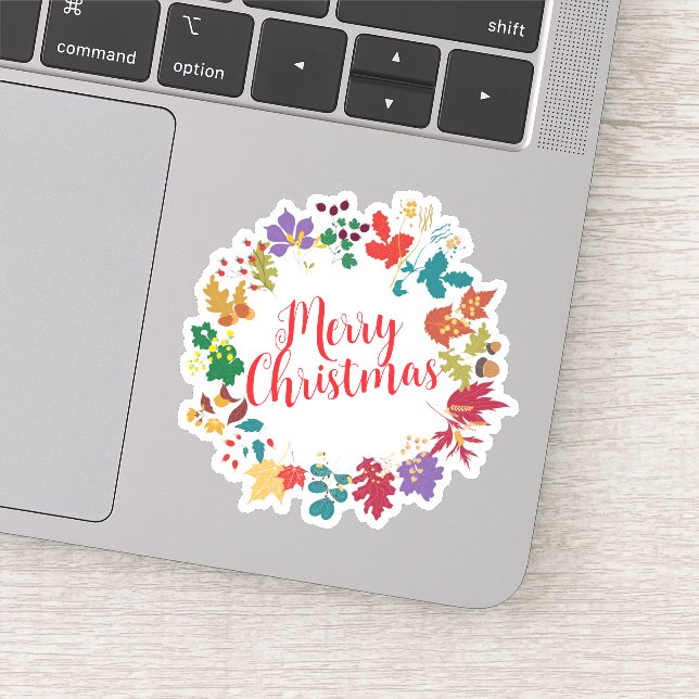 Adesivo Feliz Natal Dia das Bruxas Novo (Detalhe)