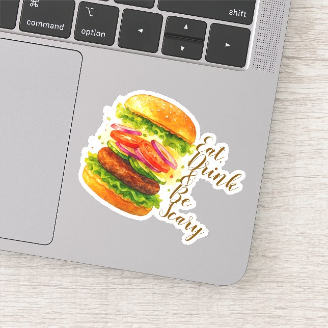 Adesivo Feliz Natal Dia das Bruxas Novo (Detalhe)