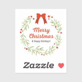 Adesivo Feliz Natal Feliz e Felizes