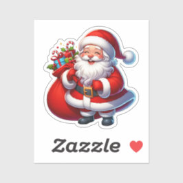 Adesivo Feliz Natal Papai Noel