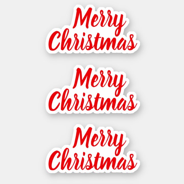 Adesivo Feliz Natal - Vermelho - Comprar em Tk Design