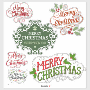 Adesivo Feliz Natal - vinil Stickers