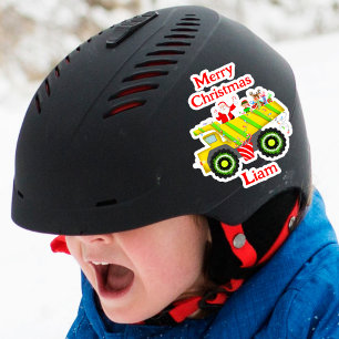 Adesivo Feliz Papai noel De Natal Em Dump Elf, Reindeer