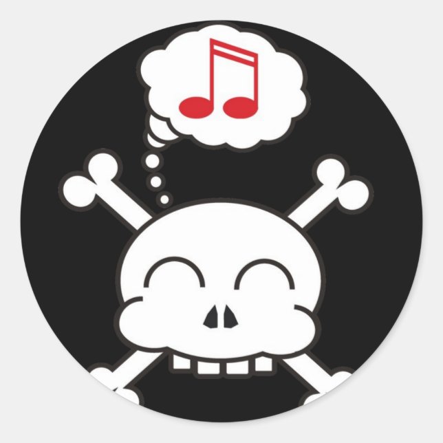 adesivo feliz pirata R (Frente)