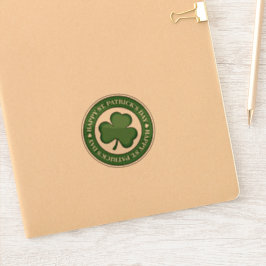 Adesivo Feliz Rua, Dia de Patrick